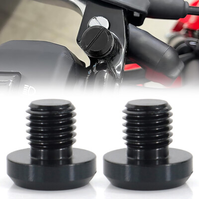 Motorcycle Mirror Hole Blanking Plug Fit For Suzuki GSF1200 Bandit 1200 GSF1250