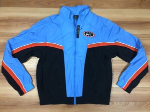 nike throwback woven jacket blue