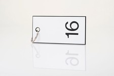 Fully Engraved White Hotel, Pub, Locker, Guest House Key Fobs