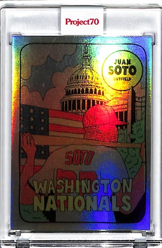 2021 TOPPS PROJECT 70 #641 - JUAN SOTO BY FUCCI - RAINBOW FOIL 42/70