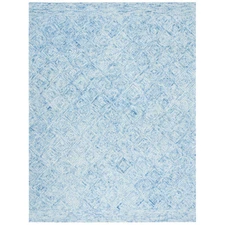 SAFAVIEH Ikat Collection IKT704M Handmade Blue Rug