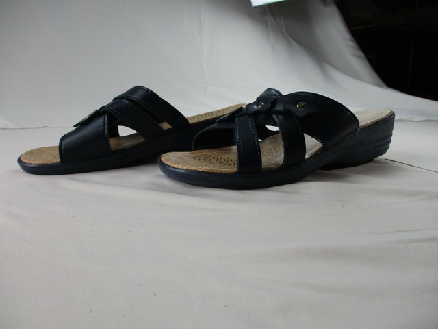 Junie's Women's Size 9 Navy Comfort Sandals | Slip-On | Open Toe | New ! #0624 for sale online