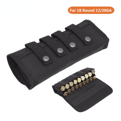Tactical Ammo Holster Molle Pouch for 18 Round 12/20GA Bullet Pouch Waist Bags