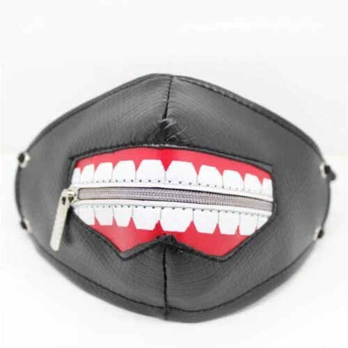 Faux Leather Devil Black Costume Masks & Eye Masks