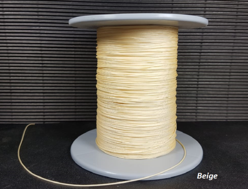Tensioning cord for pleated roller blinds 0.8 mm beige 50 m  - Picture 1 of 1