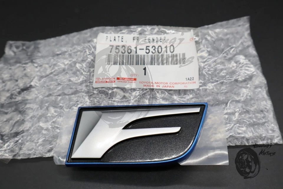 LEXUS genuine OEM FACTORY FENDER F SPORT EMBLEM SET 75361-53010 75362-53010 New - Image 4 of 4