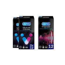 Durex Preservativos Mutual Climax 2x12 + Intense Orgasmic 12 - 36 condones