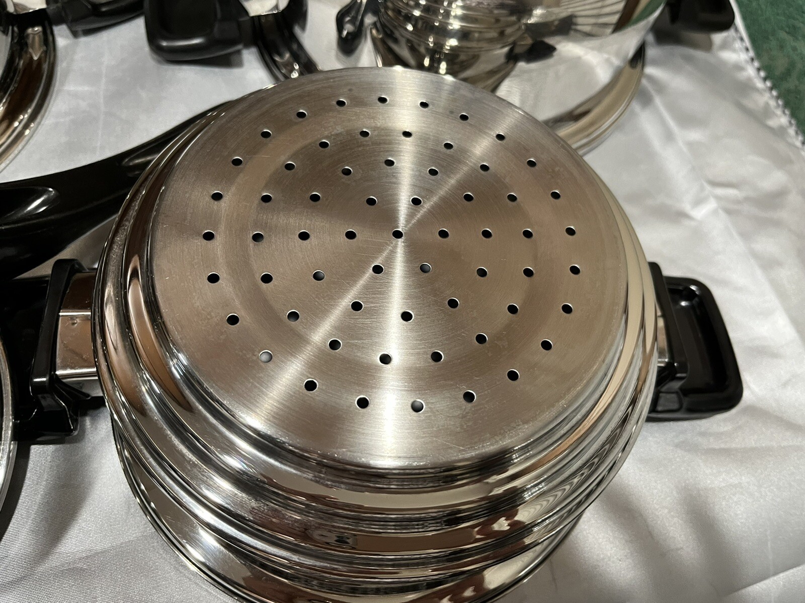 Cookworld Audiotherm Series T304 Stainless Steel Pots & Pans 8 pc Lot ...
