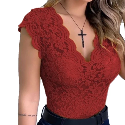 Sexy Damen Spitze Bustier Bra Crop Top Träger BH Tanktop Bralette Unterwäsche - Bild 8 von 12