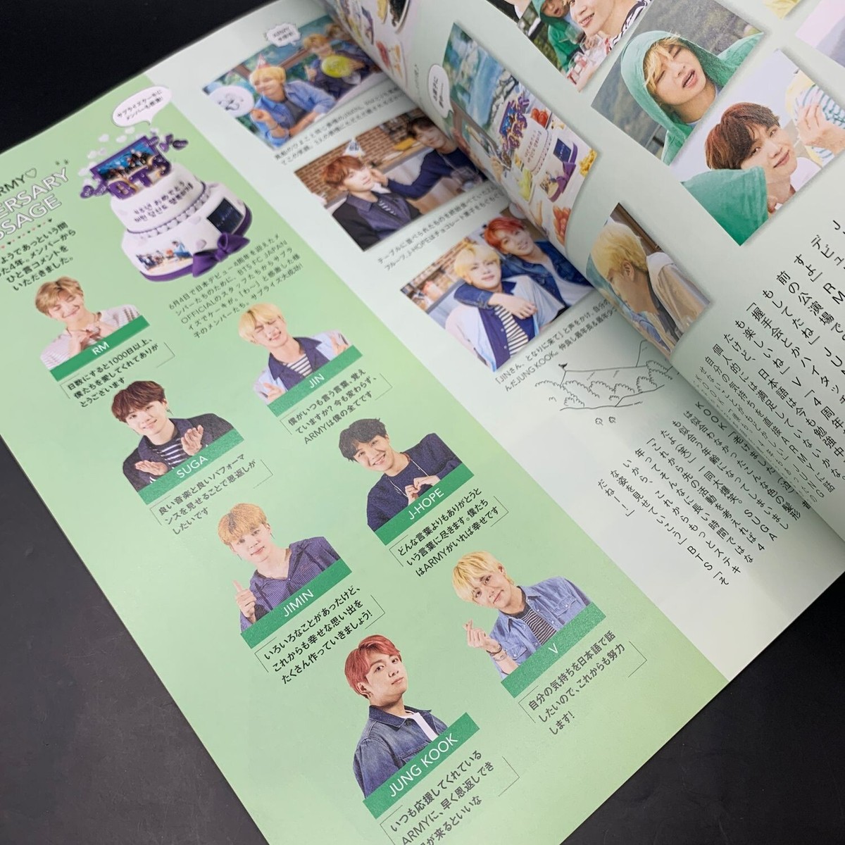 BTS Japan Official FanClub FC Limited Magazine Vol.6 Photo Book