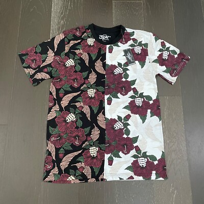 Eighty Eight Brand Shirt Mens Large Multicolor All Over Print Floral Dad Casual