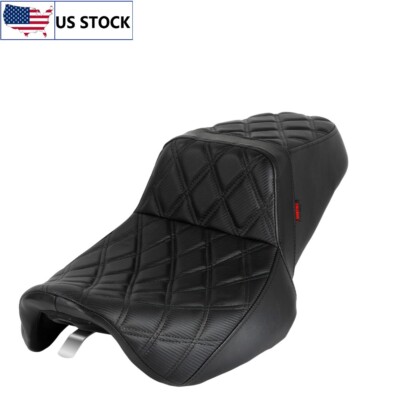 Full Set Diamond Seat Rider Passenger For Harley Road King Classic / EFI FLHRCI 