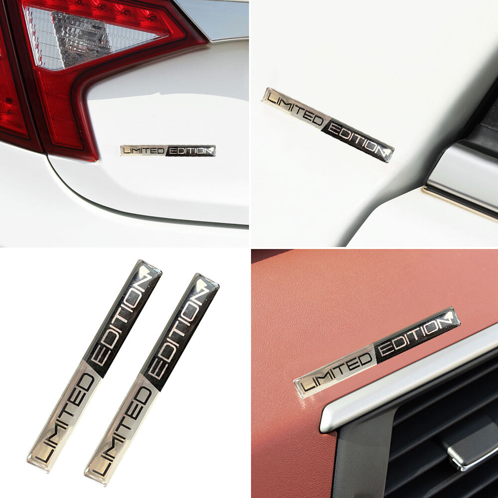 2x 3D Limited Edition Logo Car Stickers Emblem Badge Decal Trims Car Accessories | UK