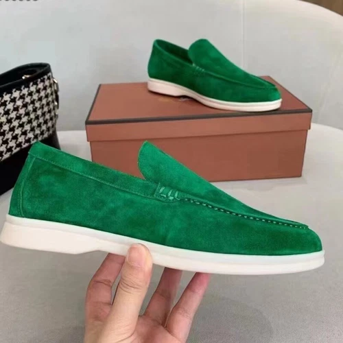 Mocasines informales de gamuza estilo británico para hombre ligeros sin cordones zapatos cómodos 38-48 - Imagen 36 de 46