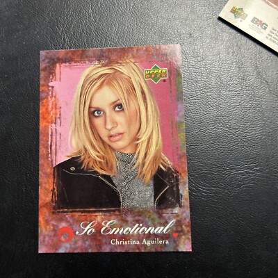Jb3a Christina Aguilera, 2000 Upper Deck Reflection #36 So Emotional
