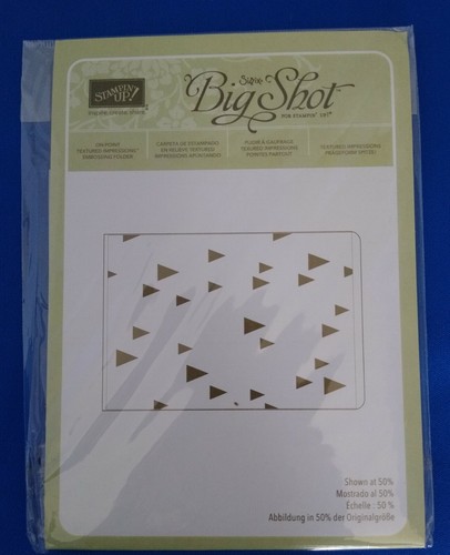 NEW Stampin Up Big Shot Sizzix Textured Impressions Embossing Folder-Choose 1 - Picture 2 of 22