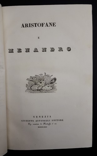 Parnaso straniero, Volume Quinto "Poeti Greci", Venezia Antonelli 1840 - Foto 2 di 12
