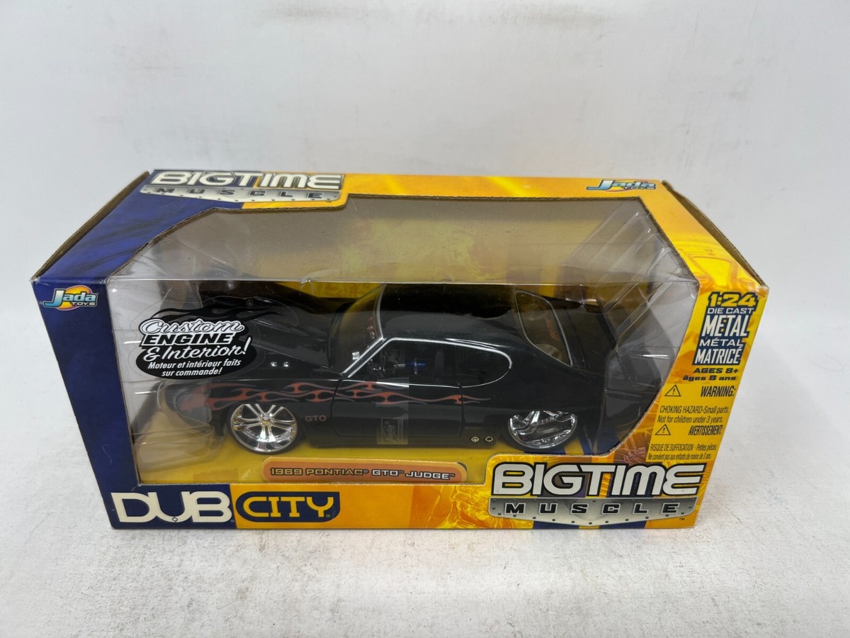Jada Dub City Bigtime Muscle 1969 Pontiac GTO Judge 1:24 Diecast