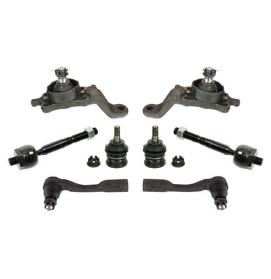 8pc Front Suspension Kit: Ball Joints & Tie Rod Ends For 2004-2006 Toyota Sequoia Tundra