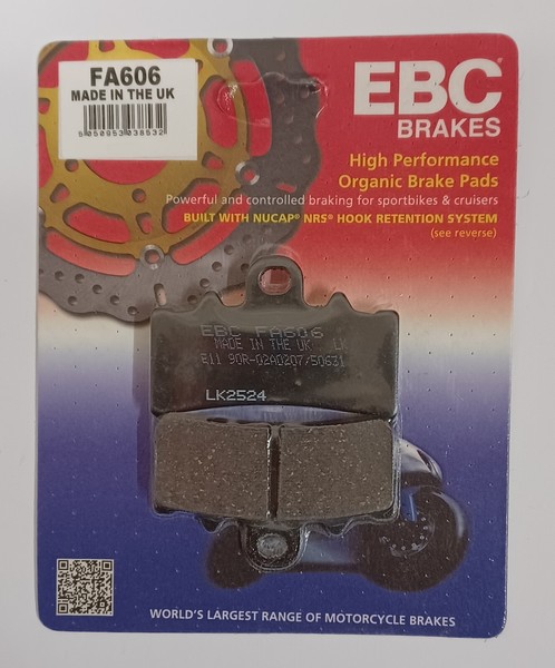EBC Organic BremsbeläGe Vorne FüR KTM 390 Adventure 2019-2025 FA606 Set-image