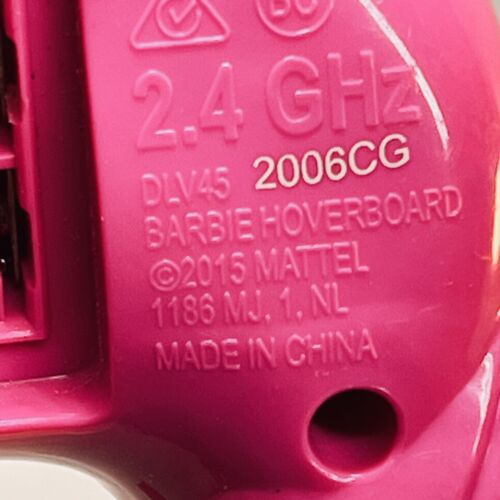Barbie hoverboard DLV45T 2.4 GHz Pink Blue Remote control only Light Tested ONLY - Picture 16 of 22