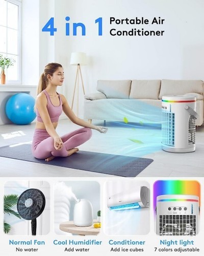 Portable Air Conditioners Fan,Wavego 1400ml Evaporative mini air conditioner ... - Picture 9 of 9