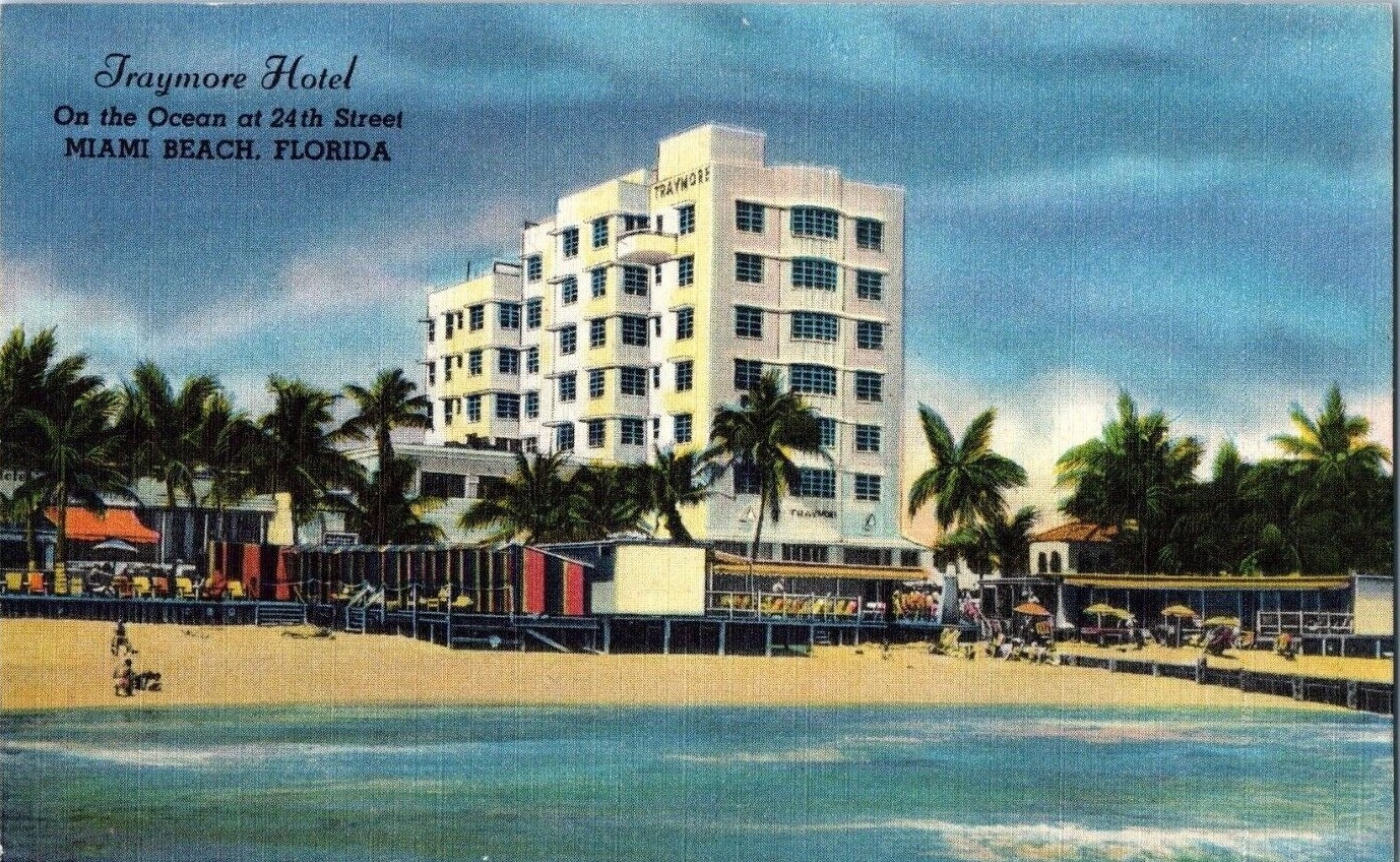 Traymore Hotel on the Beach Miami Florida Postcard Qty 6 eBay