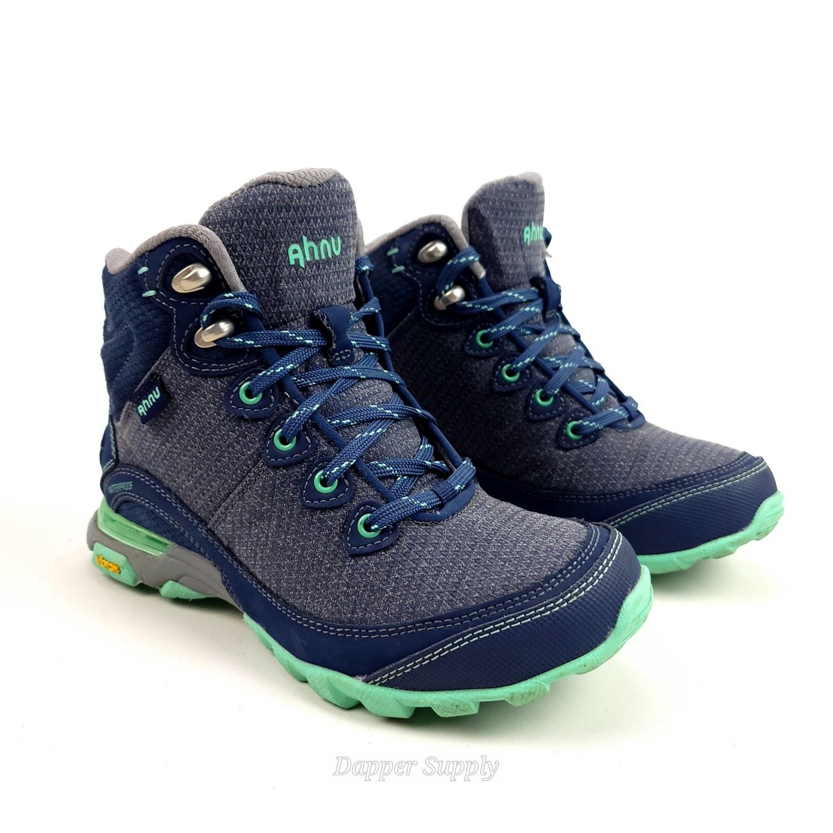 Teva ahnu Vibram Sugarpine II Blue Green Trail Hiking Waterproof