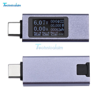 Power Meter Current Voltage Power Electrical Energy Capacity Tester Type-c OLED