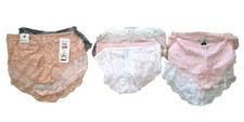 15-Pack Rene Rofe Women's Marla Lace Hipster Panties - Multicolor - Size M