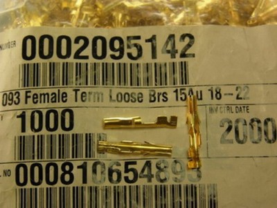 50 Molex 02-09-5142 .093'' Crimp Socket Female Terminals