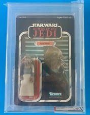 STAR WARS 1984 KENNER SQUID HEAD 77 BACK A AFA 80 CLEAR BUBBLE UNPUNCHED