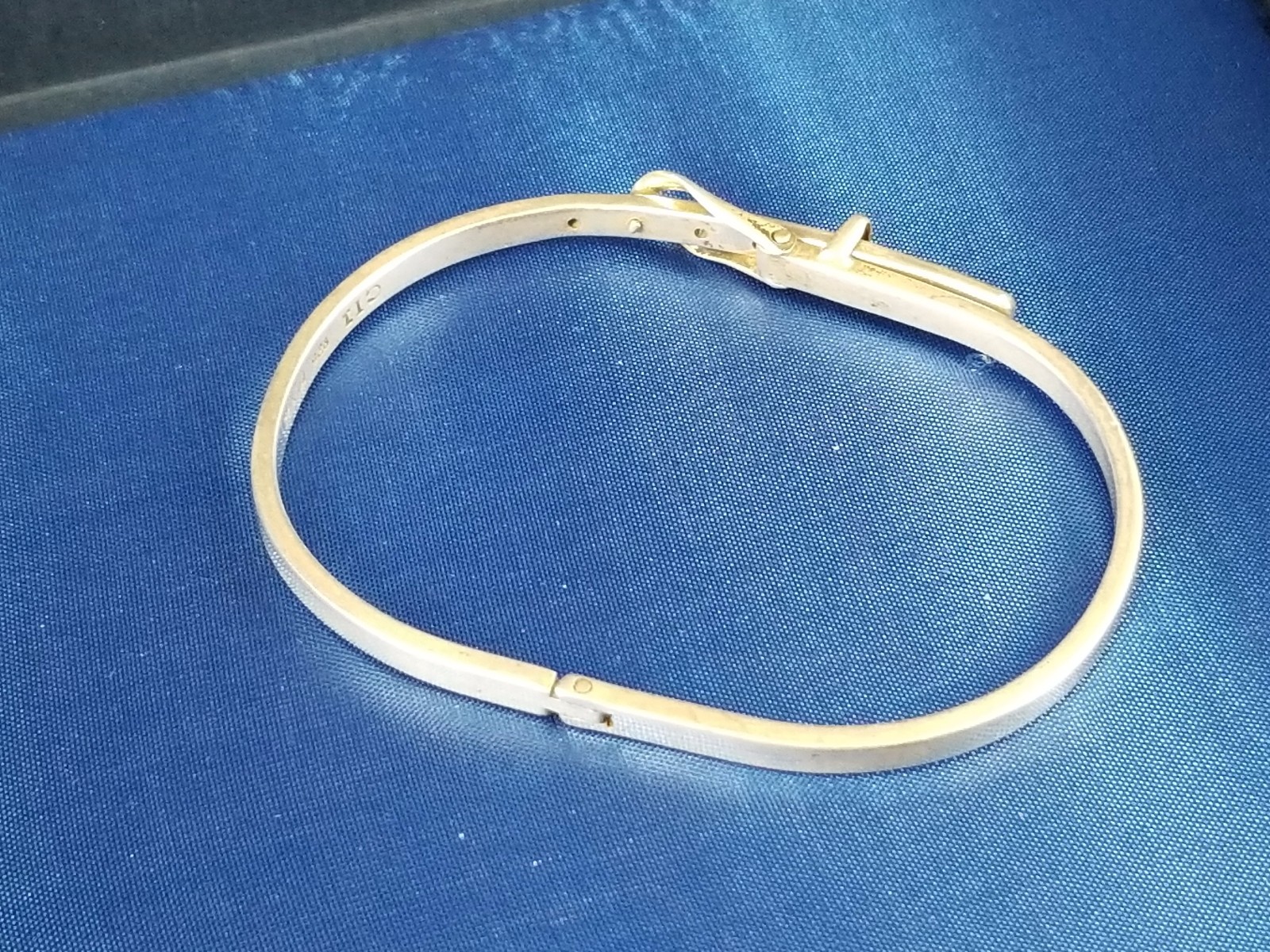 Cool Modern Solid Sterling Silver 925 Bracelet - … - image 2