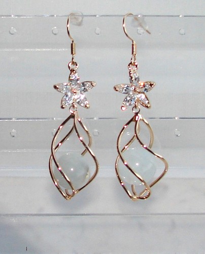 Boucles D'oreilles Pendentifs Argent – Élégantes, Mariage, Edibazzar, Métal Oxydé