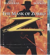 No Disc No Case ORIGINAL COVER ART Mask Of Zorro 2009 Blu-ray Cover Banderas