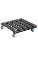 Pflanzenroller Wpc 29 X 29 X 7,5 Cm I AußEn + Innenbereich I Tragkraft 80 Kg