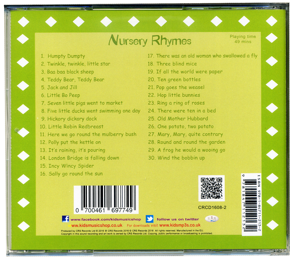 100 Childrens Nursery Rhymes Singalong Songs Music Kids Baby
