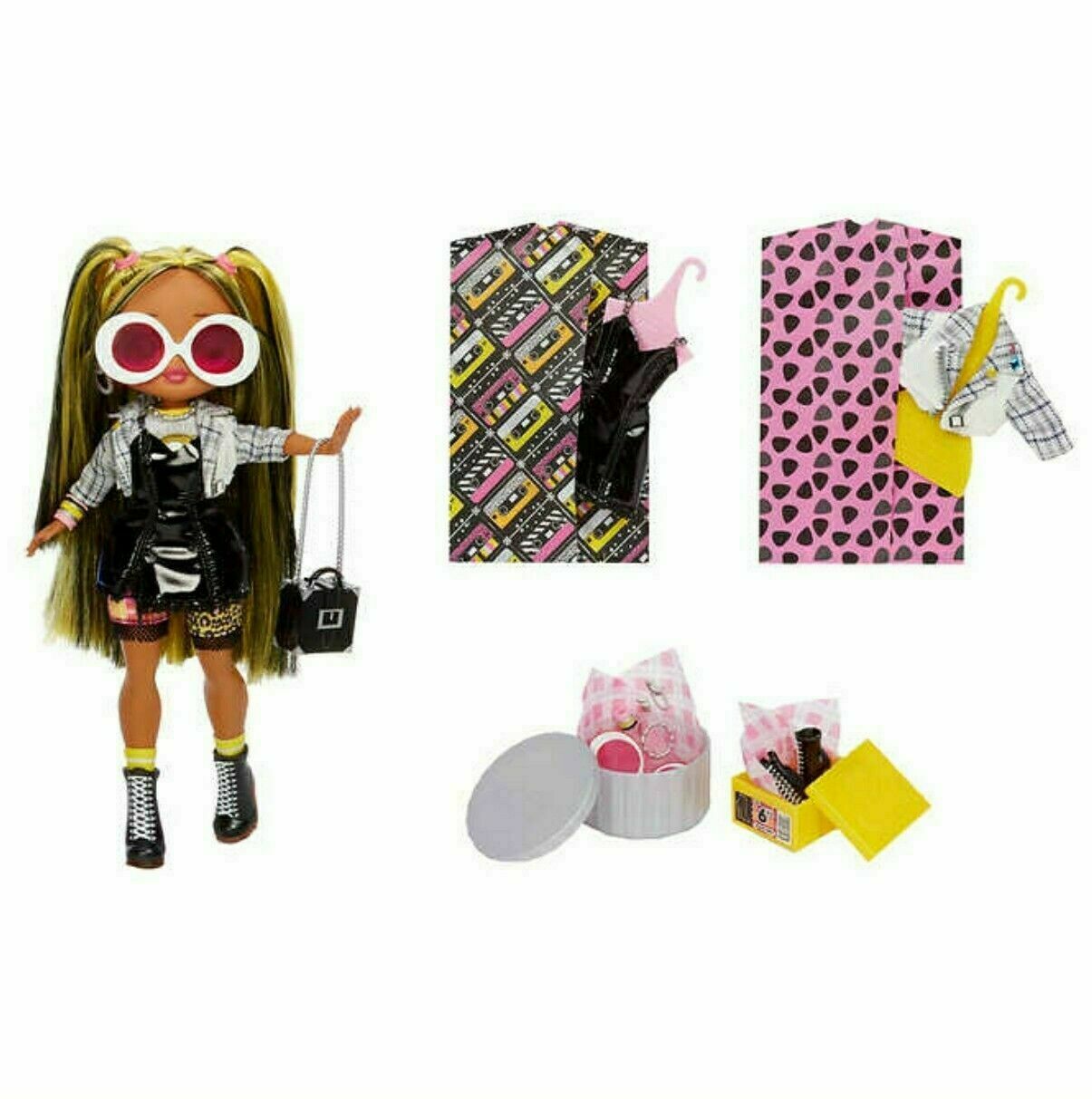 Детские куклы L.O.L. Surprise OMG Dolls 2 pack - Alt Grrrl & Busy B.B. w/40+ Surprises new — фото 4