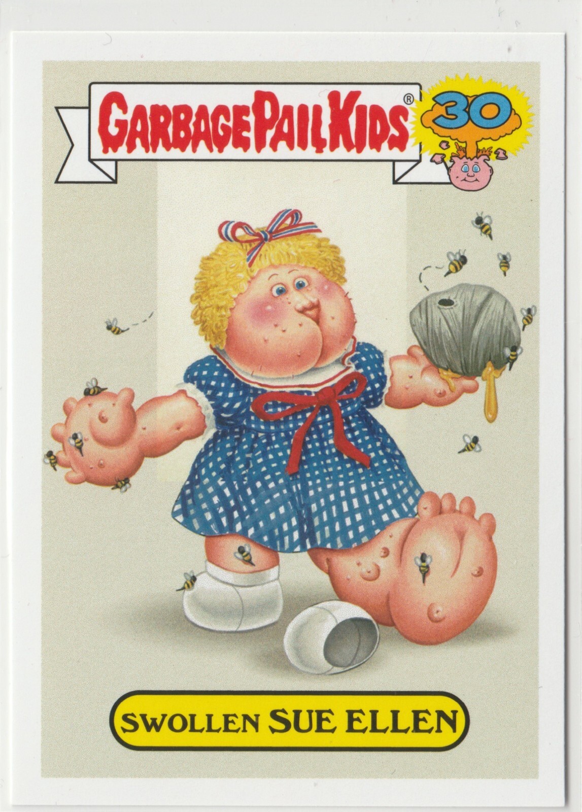 Swollen Sue Ellen Garbage Pail Kids GPK 2015 30th Anniversary Series 7a