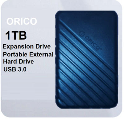 PC, Mac, Macbook Orico 1TB Portable External Hard Drive USB 3.0 Laptop Desktop