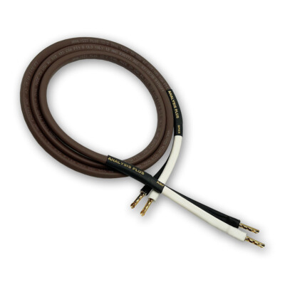 Analysis Plus Chocolate Oval 12/2 speaker cable pair 12ft - new