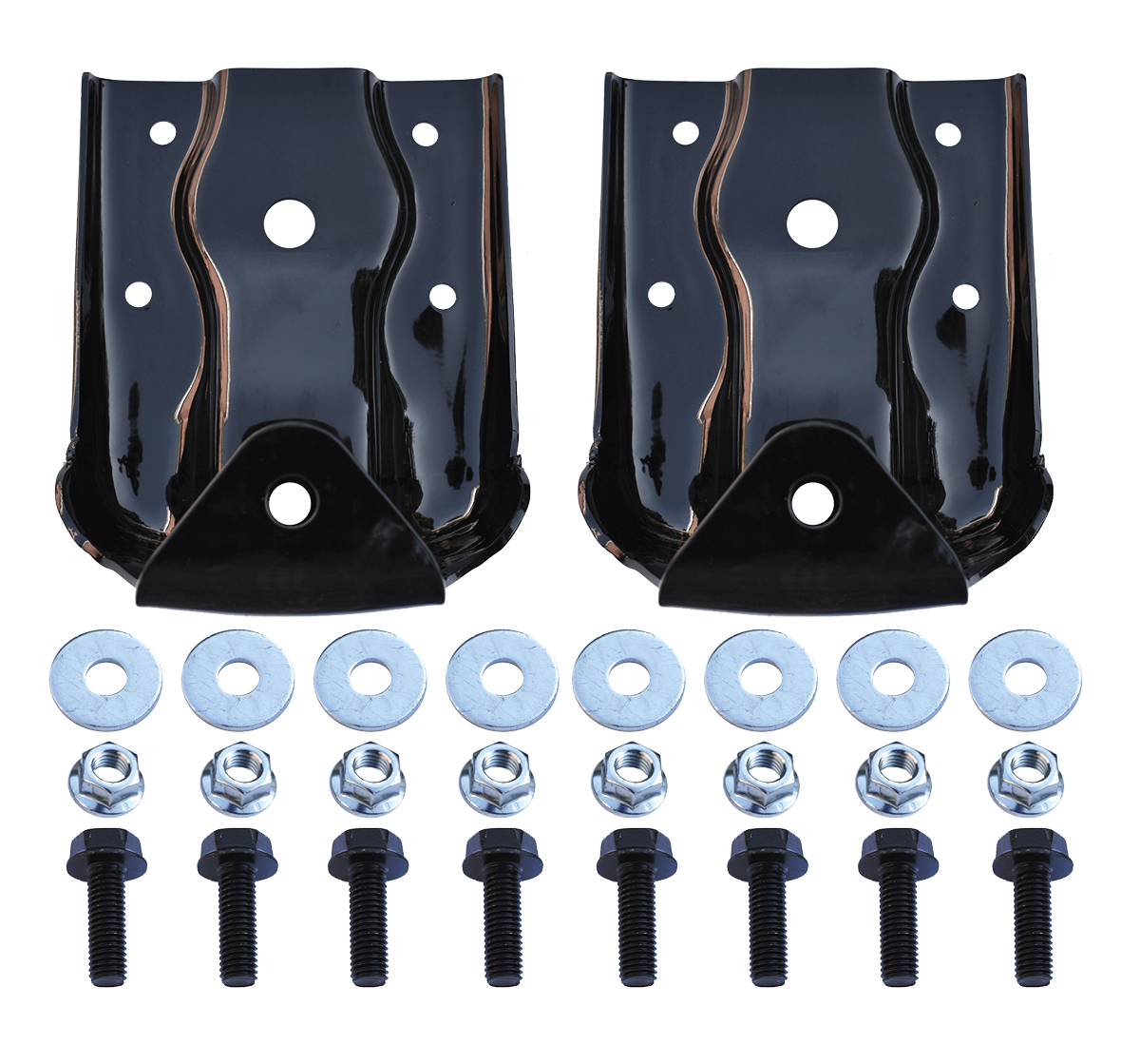 Rear Of Rear Leaf Spring Hanger Kit 0709 Chevy Silverado 1500 Key