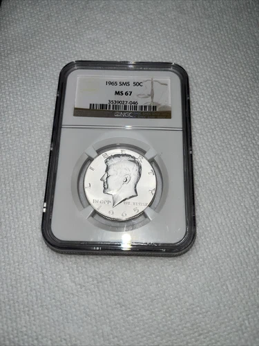 1965 Kennedy Half Dollar MS67.  NGC Certified.  Outstanding Condition