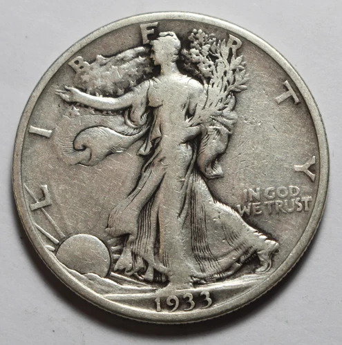 1933 S Walking Liberty Half Dollar M197