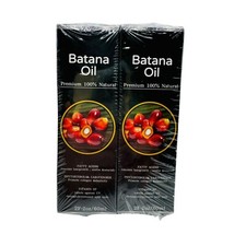 2x Batana oil vitamin E protects hair, UV damage, dryness, split ends, exp7/2026