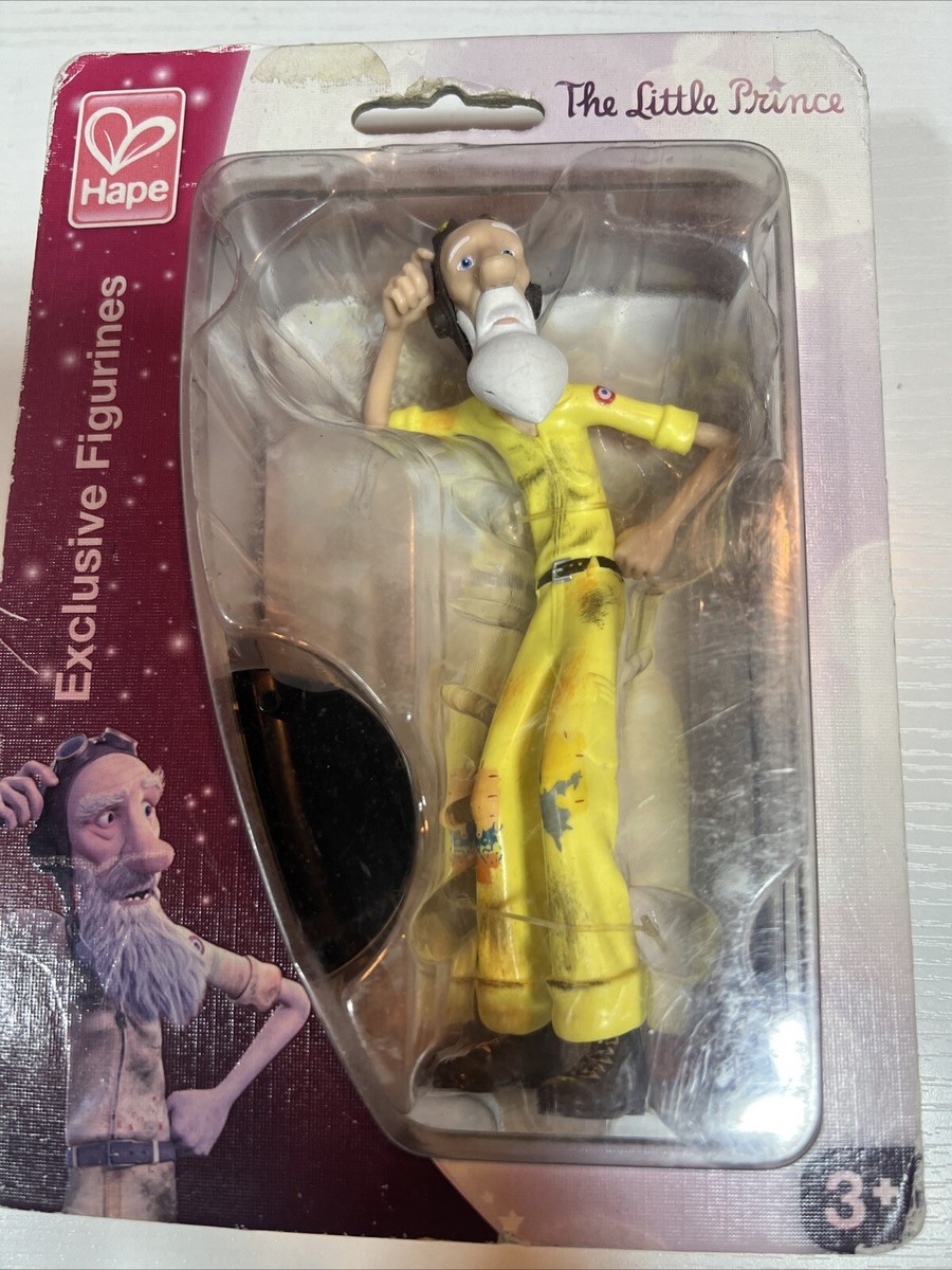 HAPE THE LITTLE PRINCE - PILOT ACTION FIGURE SET w/ STAND MISP NEW