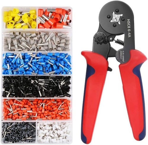 1200PCS Connectors Cord Wire Crimp Cable Pin End Bootlace Ferrule Terminals Kit - Picture 11 of 12