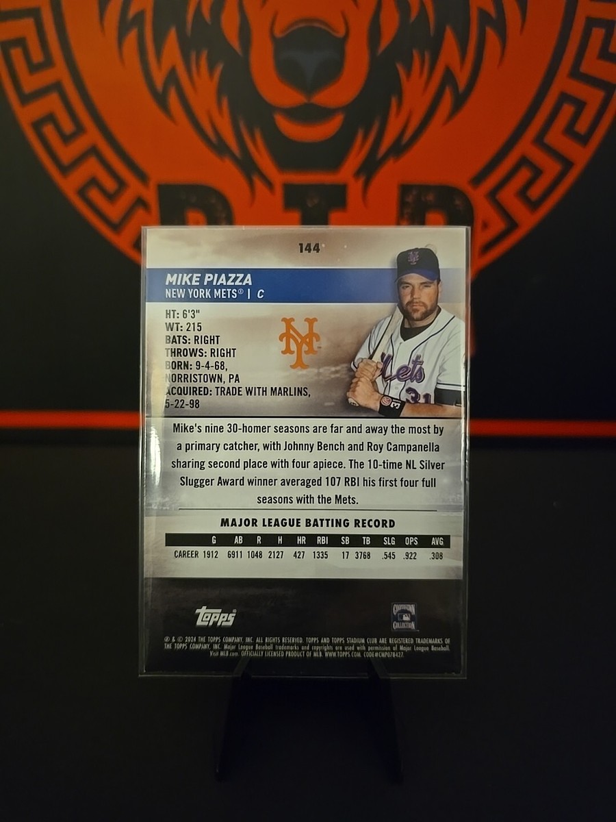 2024 Topps Stadium Club Mike Piazza Red Foil #144 | eBay