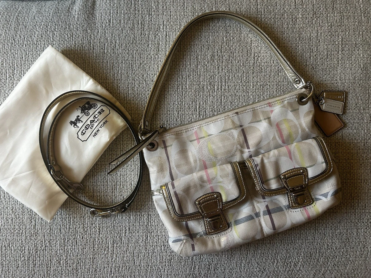 Coach Poppy Plaid Shoulder Bag Bags & Handbags for Women for sale