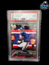 2024 Topps Now - Malik Nabers #18 Red PSA 9 POP 2
